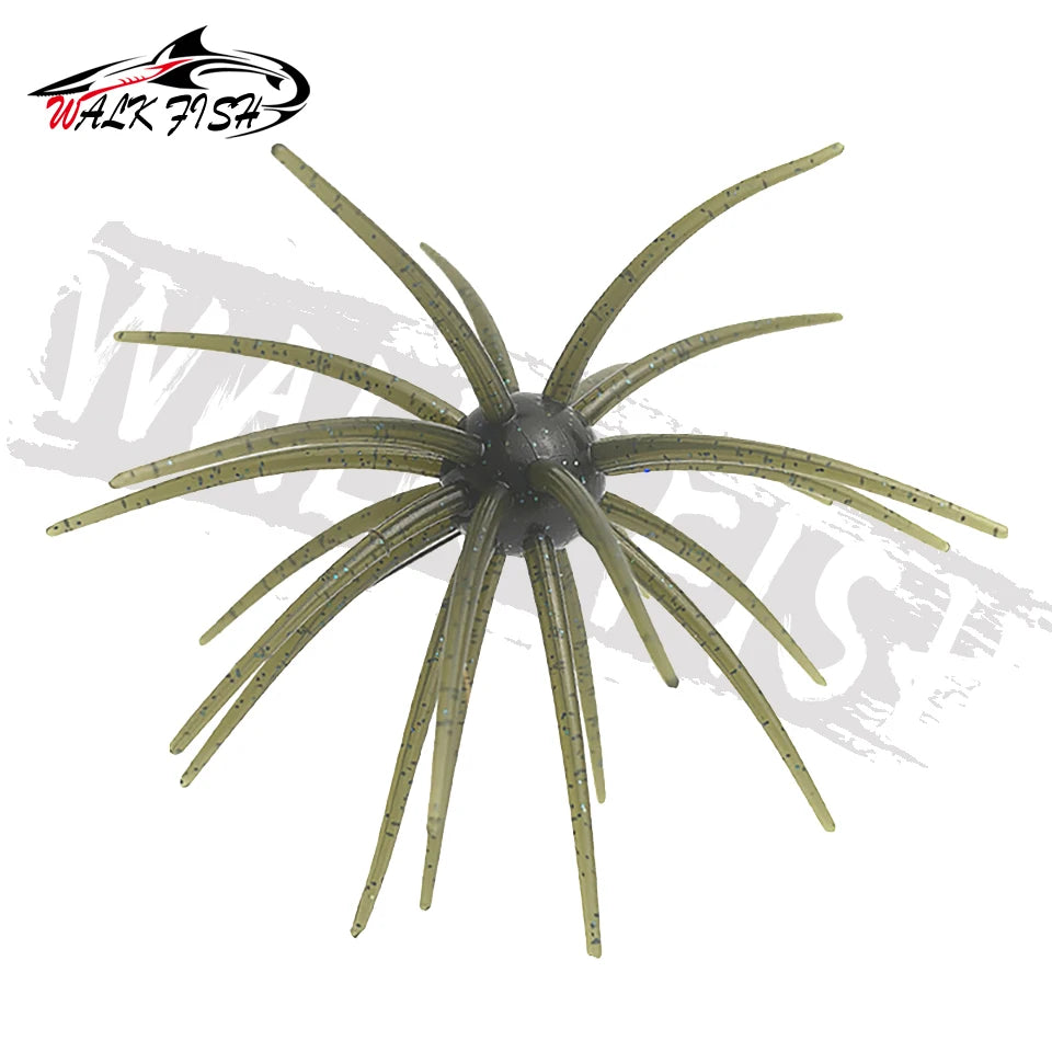 ウニ型ワーム 40〜110mm 0.5〜8.7g TPE 3個入 全9色 WALK FISH / ウォークフィッシュ