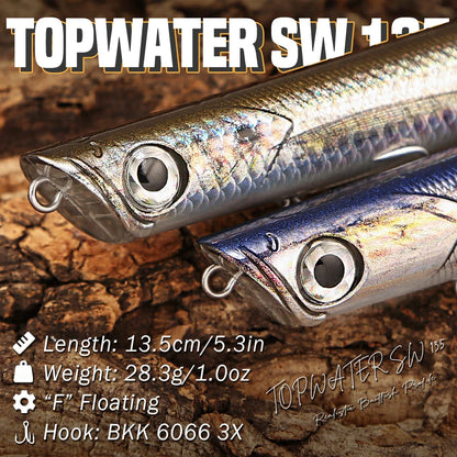 トップウォーター SW135 135mm B&U / ビーアンドユー