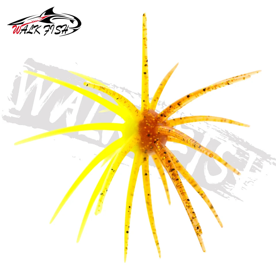 ウニ型ワーム 110mm 9g TPE 3個入 全20色 WALK FISH / ウォークフィッシュ
