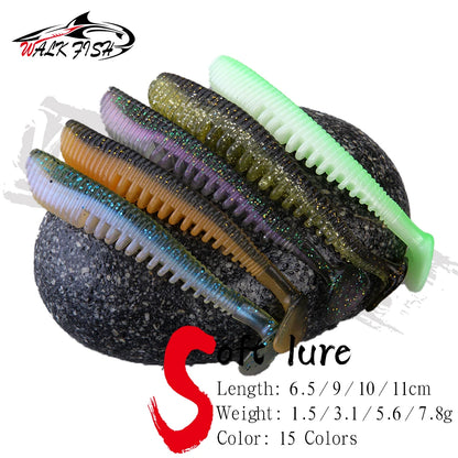 ストレートワーム 6.5/9/10/11cm WALK FISH / ウォークフィッシュ