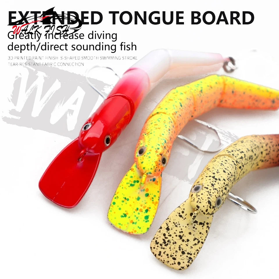 ジョイントミノー 88mm 5g シングルフック WALK FISH / ウォークフィッシュ