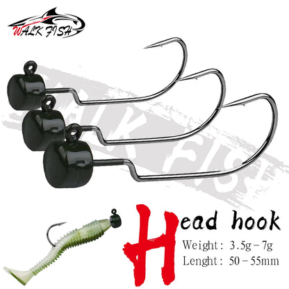 ジグヘッド 3.5/5/7g 5個入 WALK FISH / ウォークフィッシュ