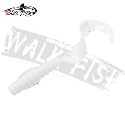 カーリーテールワーム 55/75mm 10本入 WALK FISH / ウォークフィッシュ