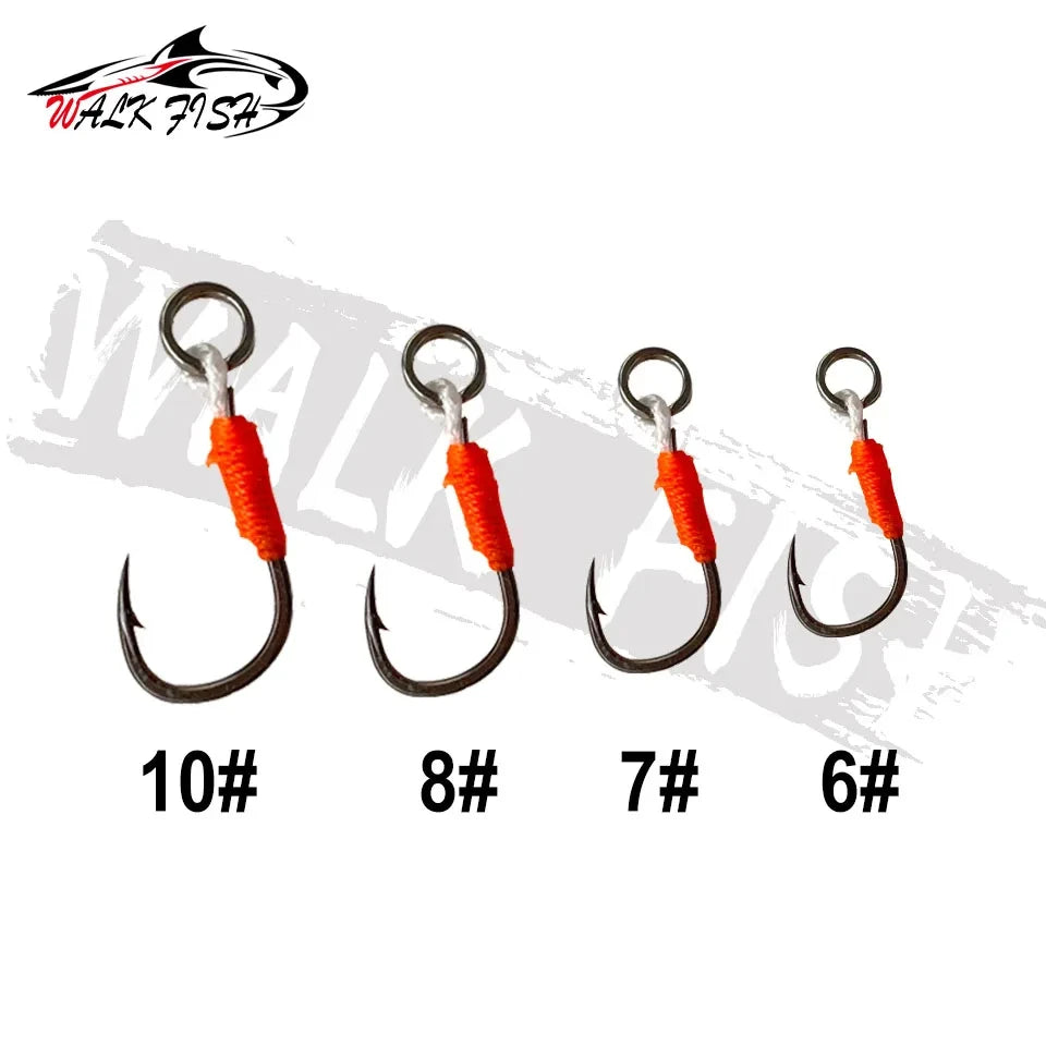 アシストフック シングル 18〜23mm 6#〜10# 10本入 WALK FISH / ウォークフィッシュ