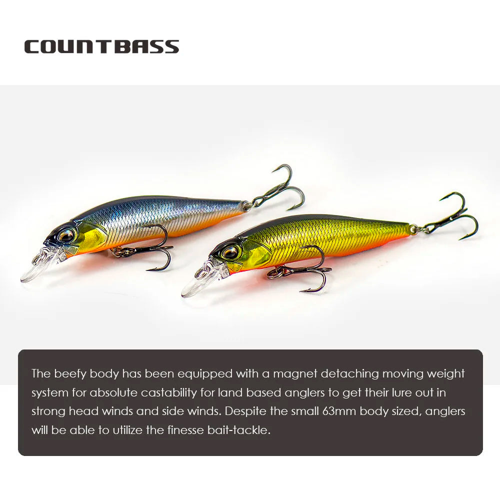 シルバークリークミノー 63mm/5g COUNTBASS / カウントバス