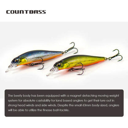 シルバークリークミノー 63mm/5g COUNTBASS / カウントバス