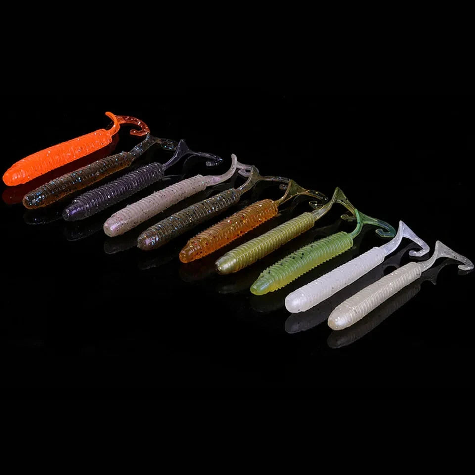 ストレートワーム 6/8/10cm 塩入り WALK FISH / ウォークフィッシュ