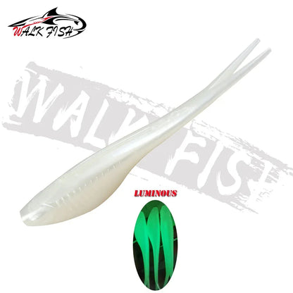 スプリットテールワーム 120mm 10g フローティング 5本入 WALK FISH / ウォークフィッシュ