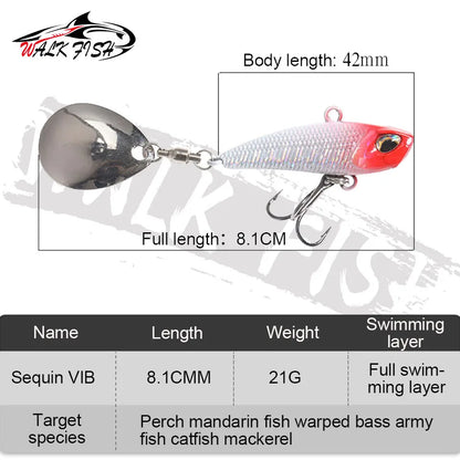 スピンテールジグ 7/11/15/21g 全6色 WALK FISH / ウォークフィッシュ