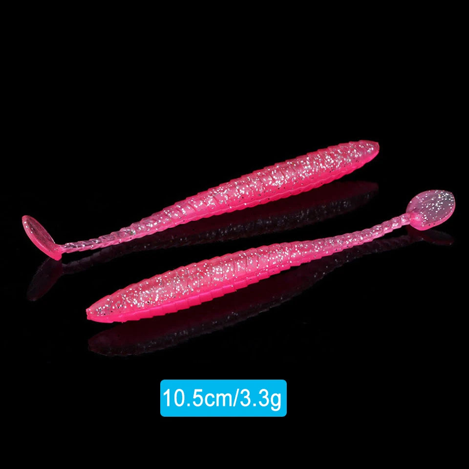 ストレートワーム 7.5/9.5/10.5cm 塩入り WALK FISH / ウォークフィッシュ