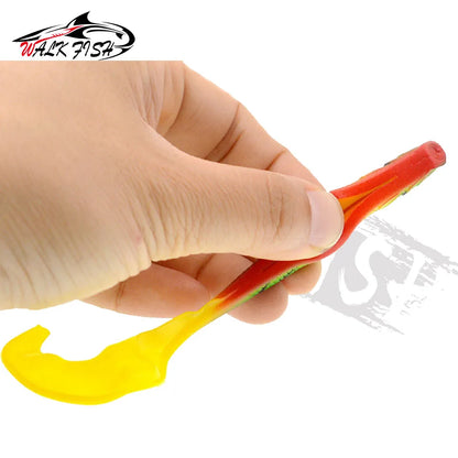 シャッドテールワーム 12.5cm 5.5g 4本入 全8色 WALK FISH / ウォークフィッシュ