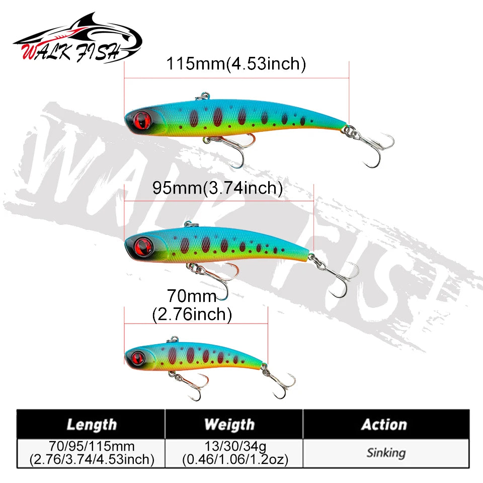 バイブレーション 70/95/115mm 13〜34g WALK FISH / ウォークフィッシュ