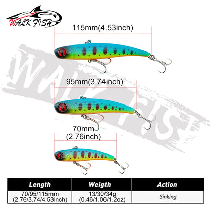 バイブレーション 70/95/115mm 13〜34g WALK FISH / ウォークフィッシュ