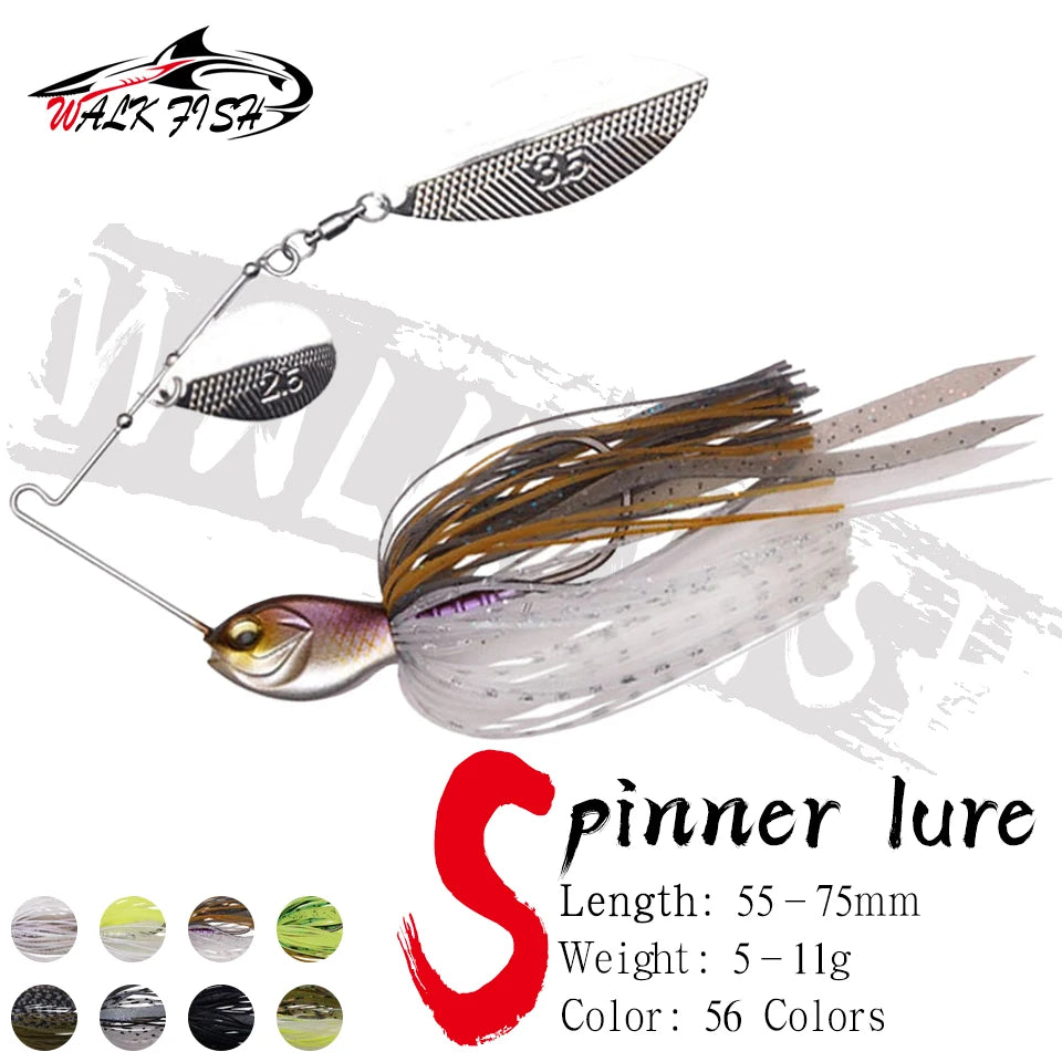 スピナーベイト 55/75mm 5〜11g WALK FISH / ウォークフィッシュ