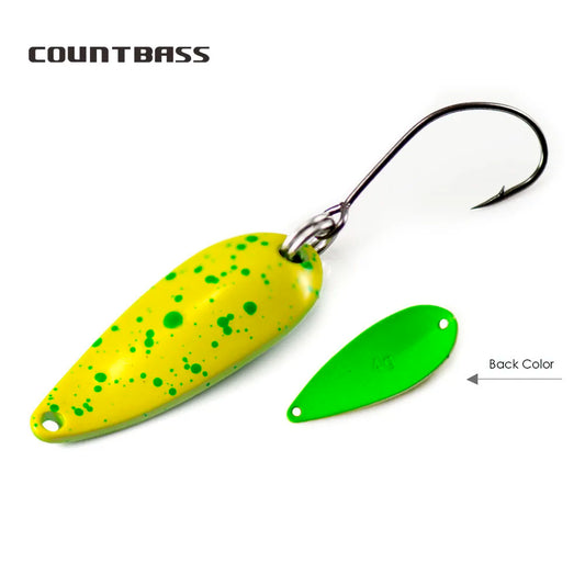 ブラス トラウトスプーン 2.4g/4g COUNTBASS / カウントバス