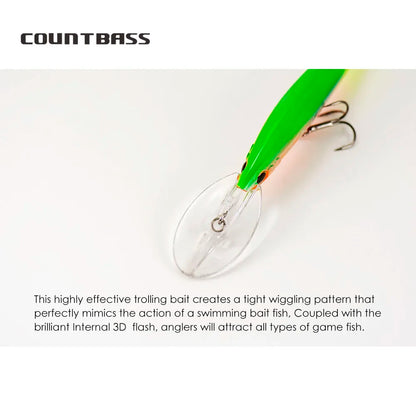 クリスタル3Dミノー ディープダイバー 130mm/24.5g COUNTBASS / カウントバス