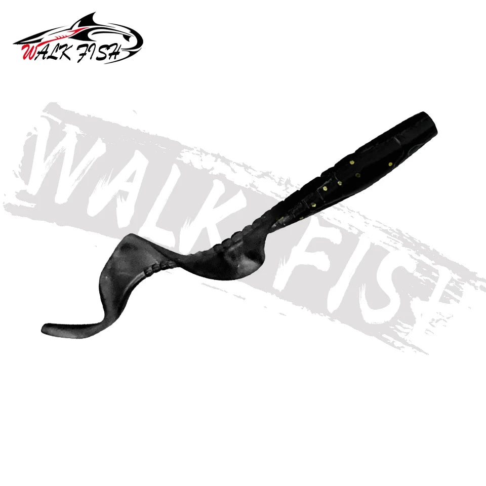 カーリーテールワーム 60/80mm 10本入 全11色 WALK FISH / ウォークフィッシュ