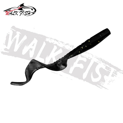 カーリーテールワーム 60/80mm 10本入 全11色 WALK FISH / ウォークフィッシュ