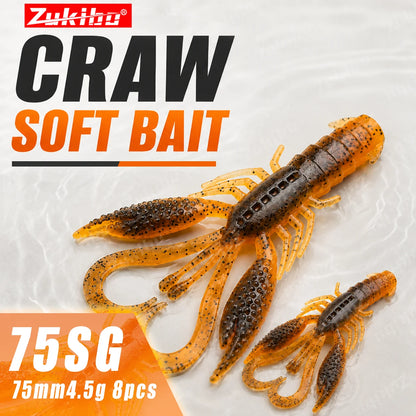 ZUKIBO クローフィッシュ(リプロダクト) 3.0インチ 全5種