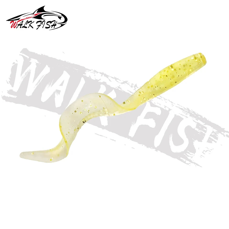 カーリーテールワーム 60/80mm 10本入 全11色 WALK FISH / ウォークフィッシュ