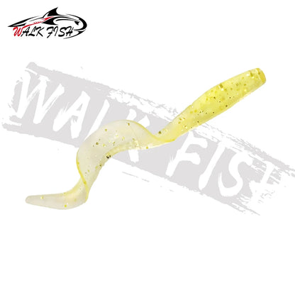 カーリーテールワーム 60/80mm 10本入 全11色 WALK FISH / ウォークフィッシュ
