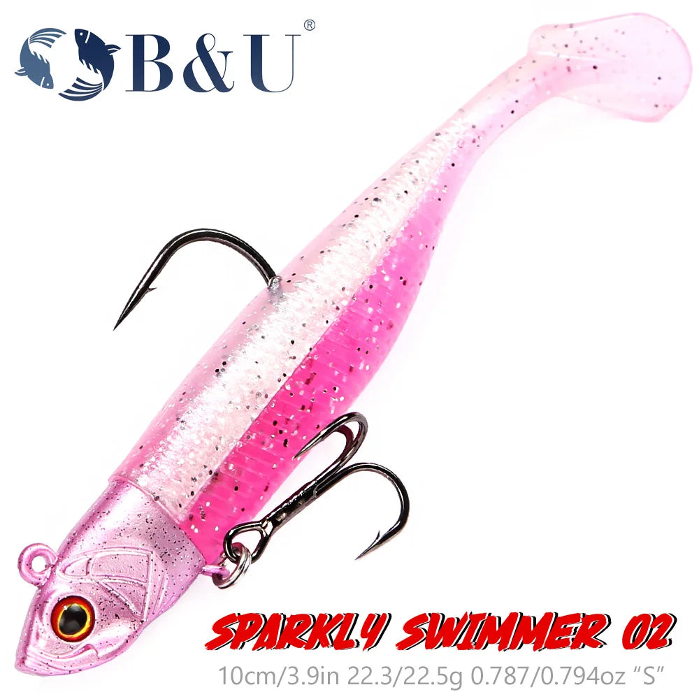 スパークリースイマー02 テールスピンワーム B&U / ビーアンドユー