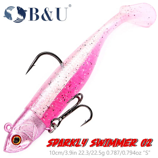 スパークリースイマー02 テールスピンワーム B&U / ビーアンドユー