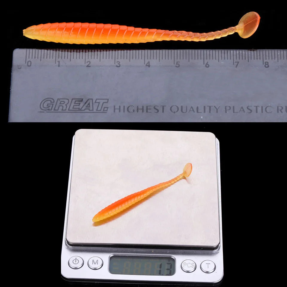 ストレートワーム 7.5/9.5/10.5cm 塩入り WALK FISH / ウォークフィッシュ