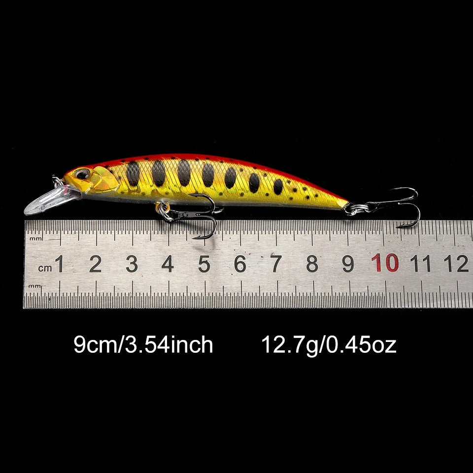 シンキングミノー 80mm 12g 3Dアイ WALK FISH / ウォークフィッシュ