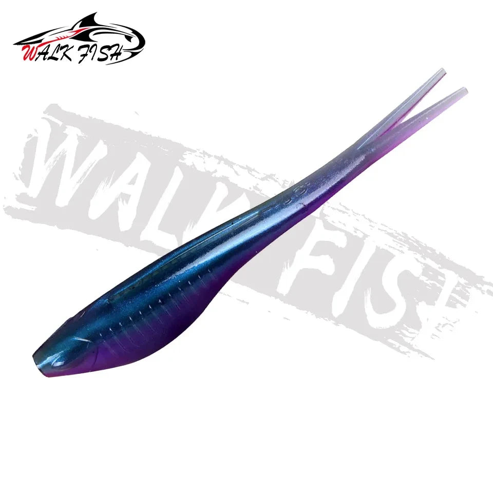 スプリットテールワーム 120mm 10g フローティング 5本入 WALK FISH / ウォークフィッシュ