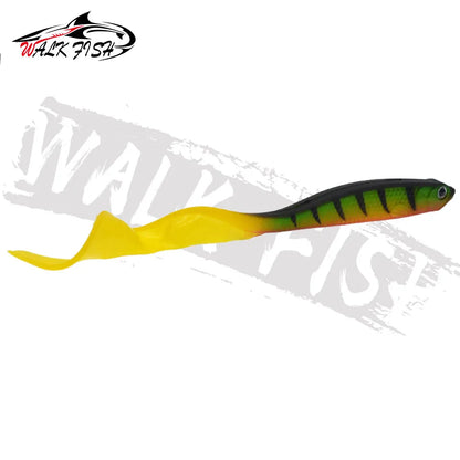 シャッドテールワーム 12.5cm 5.5g 4本入 全8色 WALK FISH / ウォークフィッシュ