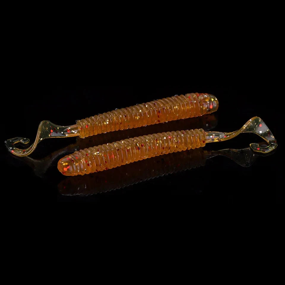 ストレートワーム 6/8/10cm 塩入り WALK FISH / ウォークフィッシュ