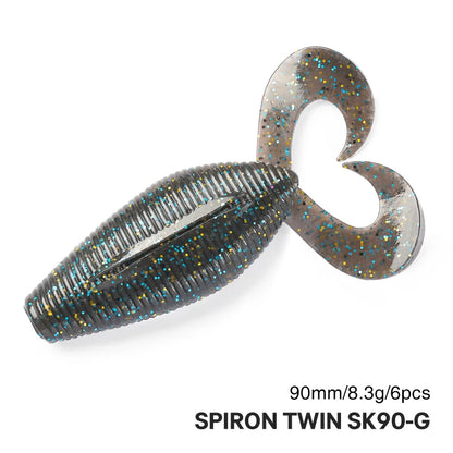 スパイロンツイン 90mm/8.5g 6本入り TSURINOYA / ツリノヤ
