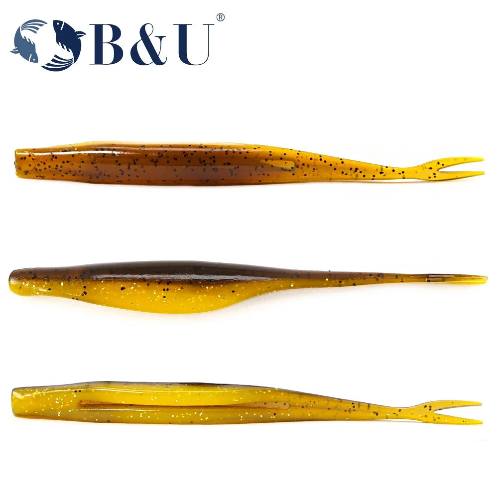 サカマタシャッド 125mm/6g 3本入り B&U / ビーアンドユー