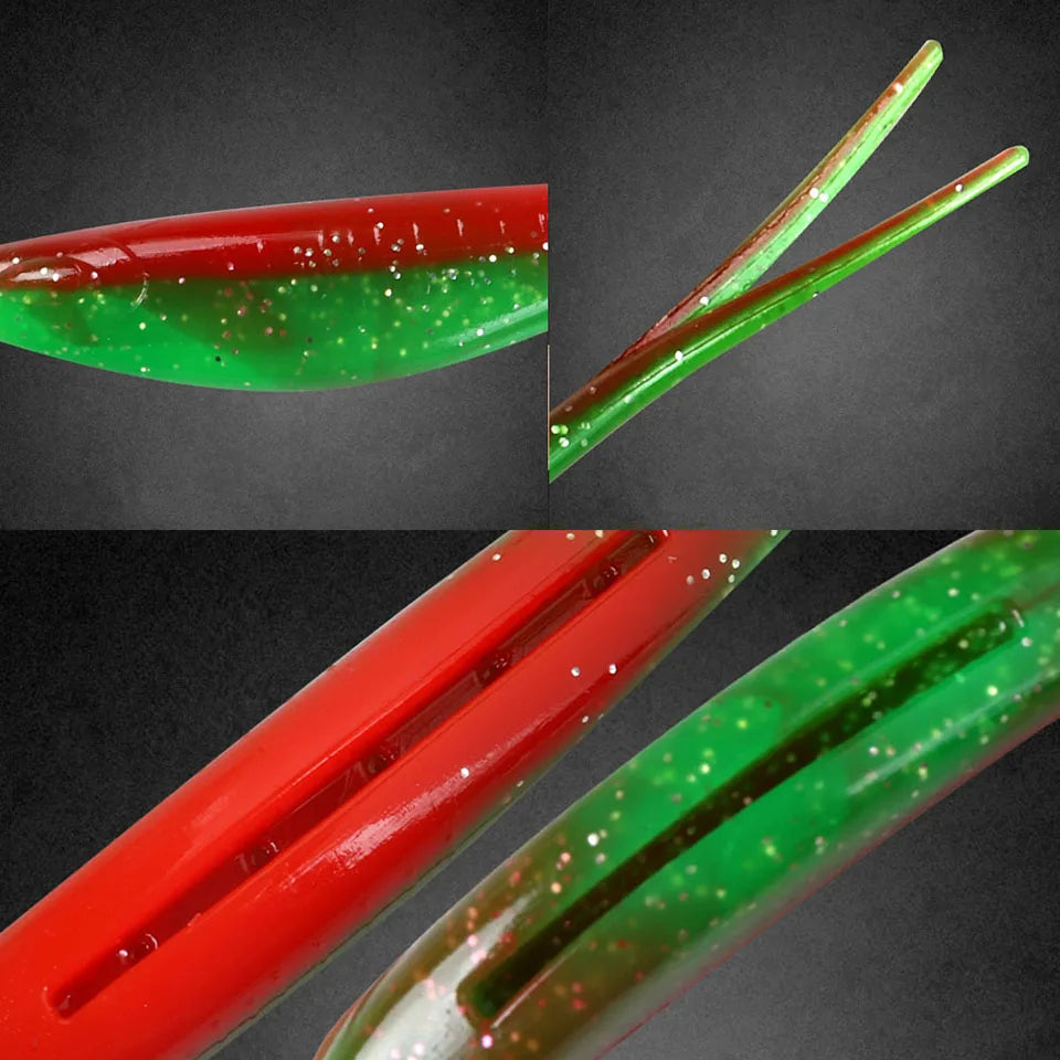 スプリットテールワーム 180mm 18g フローティング 3本入 WALK FISH / ウォークフィッシュ