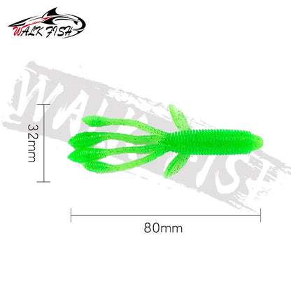シュリンプワーム 80mm 3g 10本入 WALK FISH / ウォークフィッシュ
