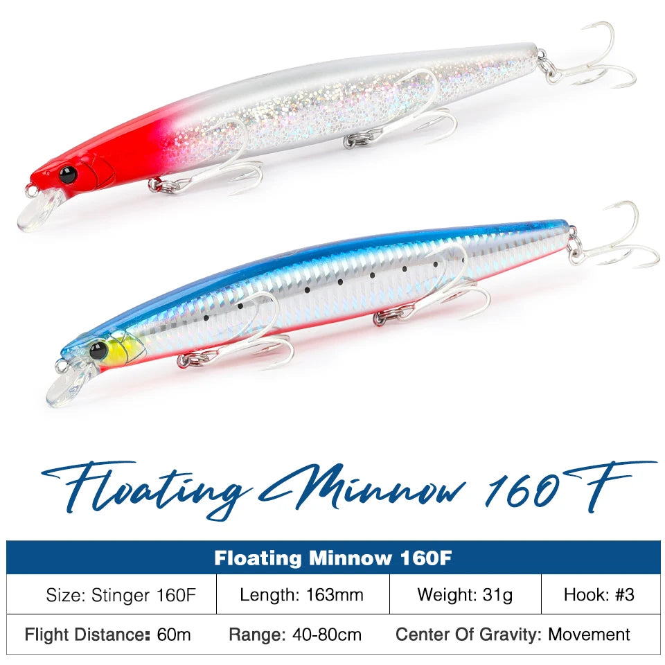 エクスセンス サイレントアサシン 160F 163mm/31g TSURINOYA / ツリノヤ