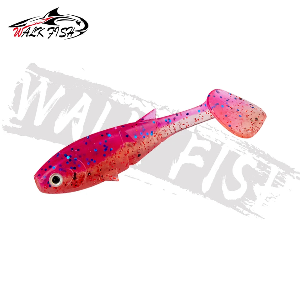 シャッドテールワーム 70mm 4.5g 6本入 WALK FISH / ウォークフィッシュ