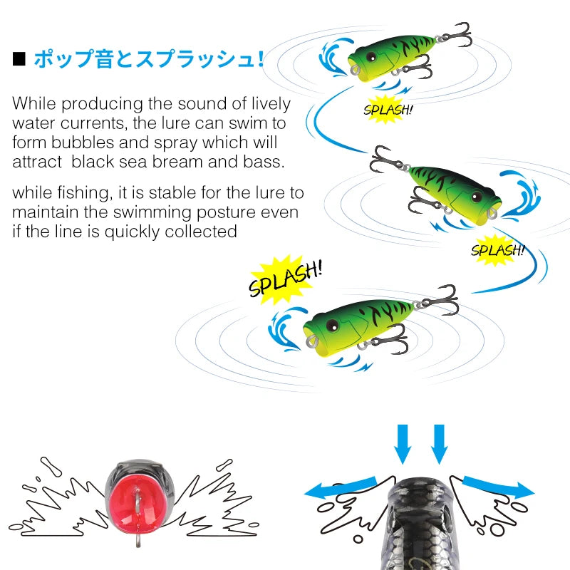 テトラワークス ポコポコ 40mm/3.3g TSURINOYA / ツリノヤ