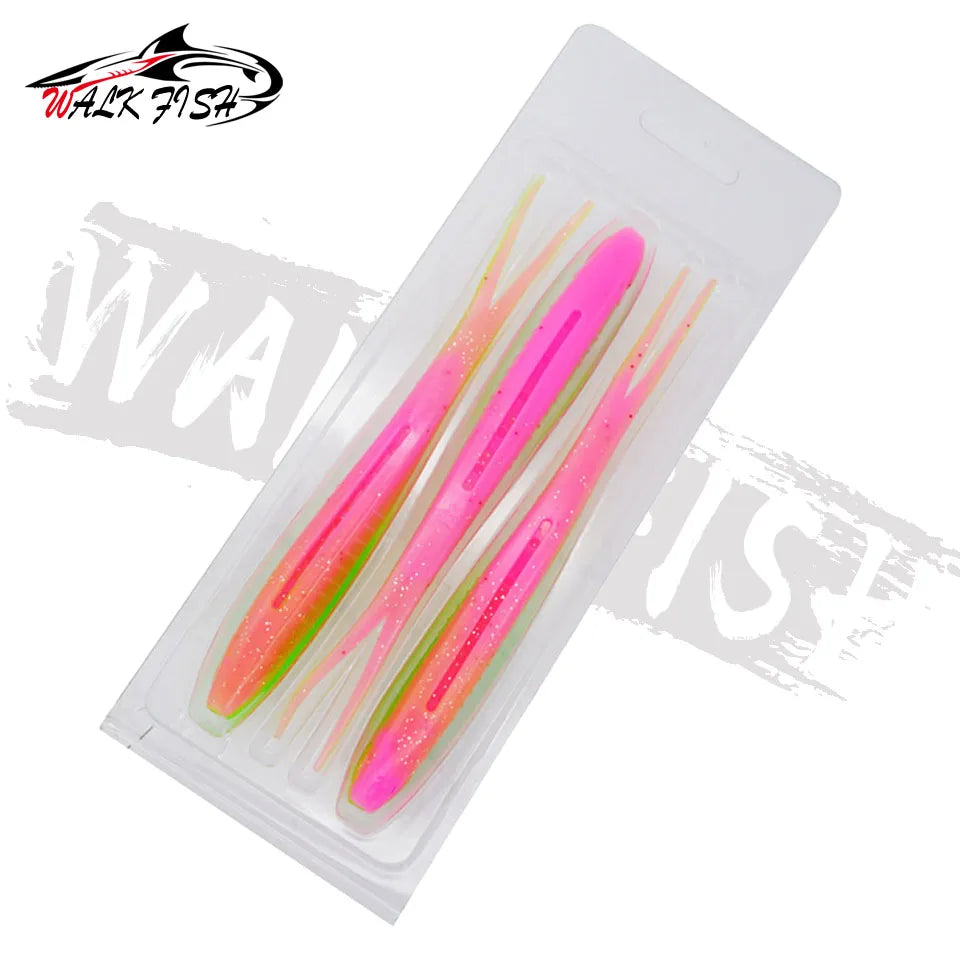 スプリットテールワーム 170mm 15.5g 3本入 全6色 WALK FISH / ウォークフィッシュ