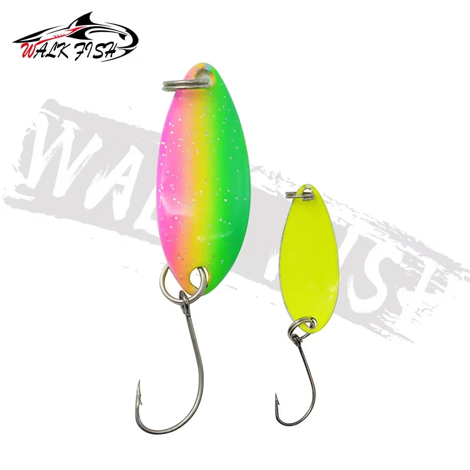 スプーン 33mm 3g 両面カラー WALK FISH / ウォークフィッシュ