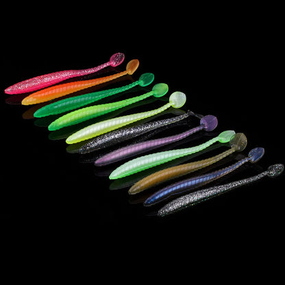 ストレートワーム 7.5/9.5/10.5cm 塩入り WALK FISH / ウォークフィッシュ