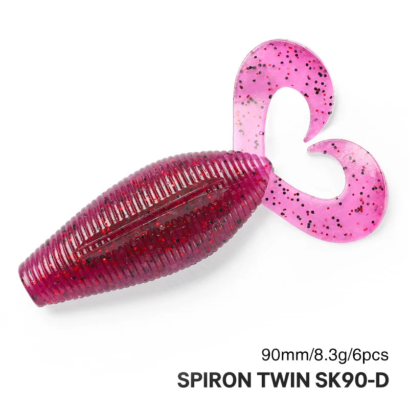 スパイロンツイン 90mm/8.5g 6本入り TSURINOYA / ツリノヤ