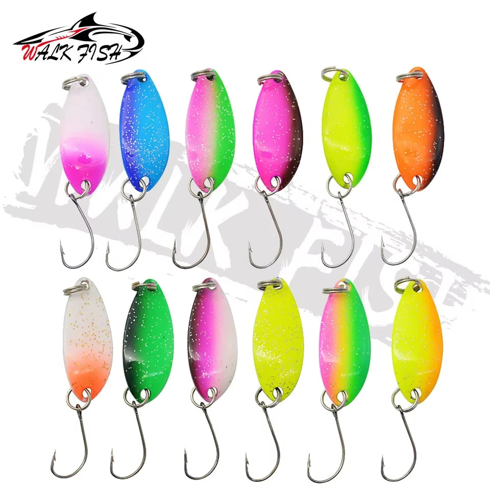 スプーン 33mm 3g 両面カラー WALK FISH / ウォークフィッシュ