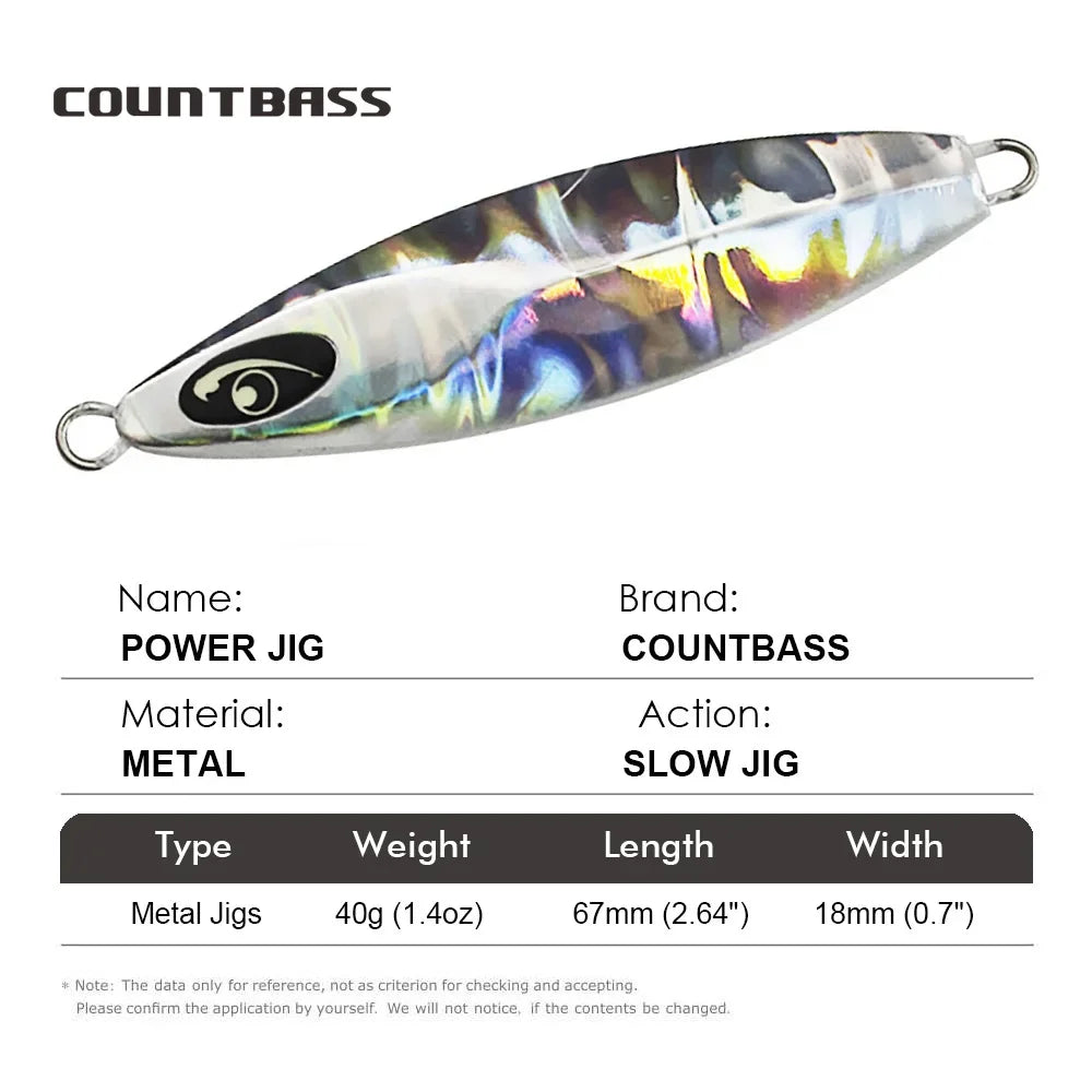 パワージグ 40g COUNTBASS / カウントバス
