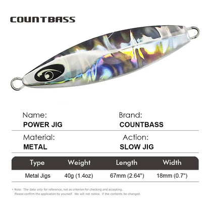 パワージグ 40g COUNTBASS / カウントバス