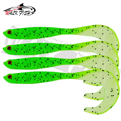 シャッドテールワーム 12.5cm 5.5g 4本入 全8色 WALK FISH / ウォークフィッシュ