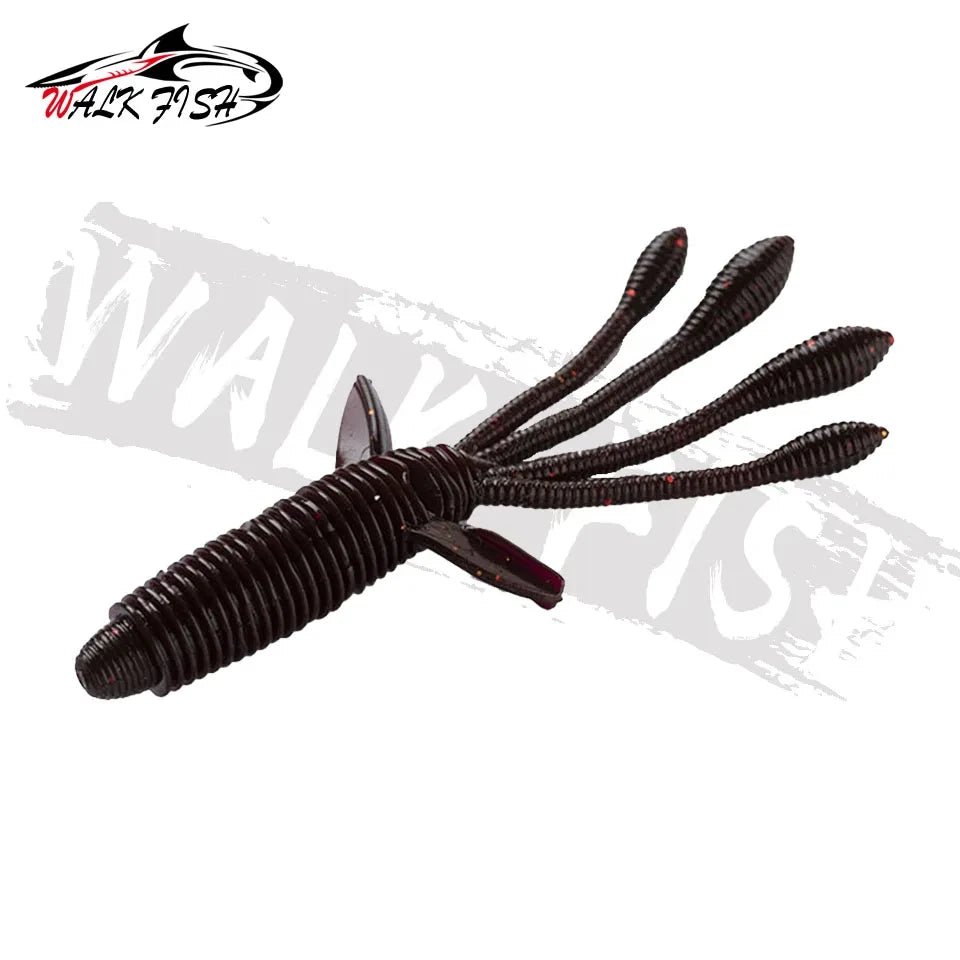 シュリンプワーム 80mm 3g 10本入 WALK FISH / ウォークフィッシュ