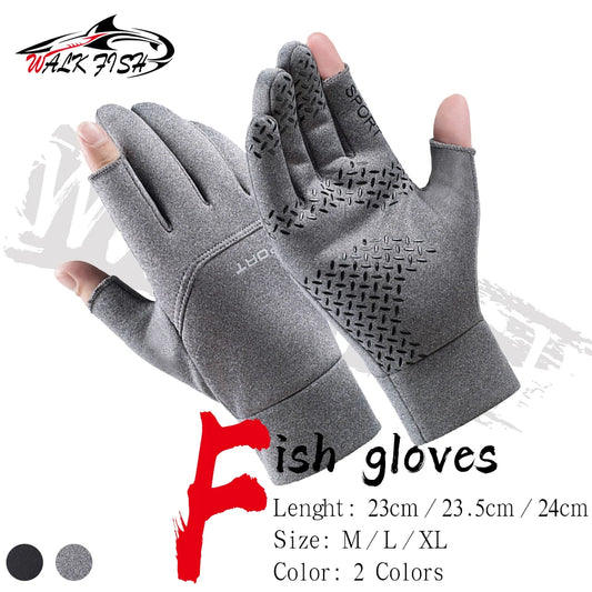 フィッシンググローブ 2本切れ フリース WALK FISH / ウォークフィッシュ