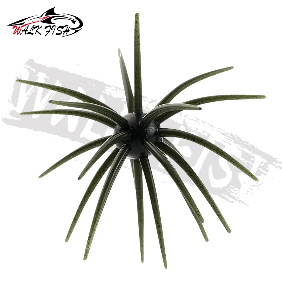 ウニ型ワーム 110mm 9g TPE 3個入 全20色 WALK FISH / ウォークフィッシュ